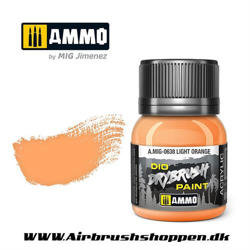 AMIG 638 DRYBRUSH Light Orange  40 ml. AMIG0638